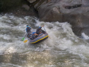 Whitewater rafting on the Cangrejal River