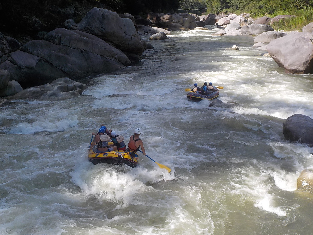 The Cangrejal River is a fun place to do whitewater rafting!