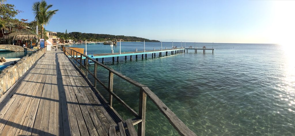 Waling towards West Bay is such a great way to experience this area of Roatan.