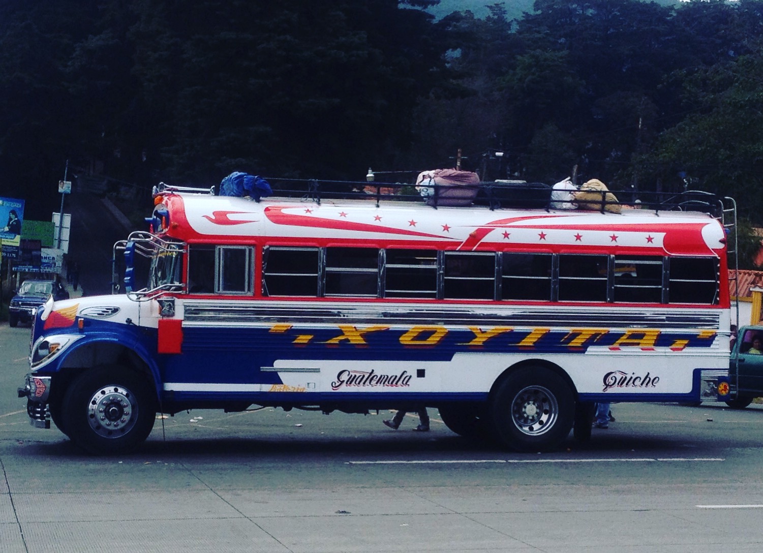 Buses in Guatemala are donated from the US